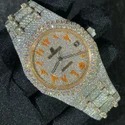 Good Quality Hip Hop Customized Iced out Moissanite Diamond Watch for Men VVS Diamond Watch Gift