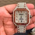High Quality Iced Out Moissanite Watch for Men VVS Diamonds Best Fashion Jewelry Gift