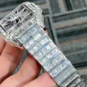 Trending Custom Watch for Men Iced out Moissanite Watch Diamond Studded Hip Hop Diamond Jewelry