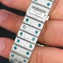 High Quality DEF Lab Moissanite Diamond Watch Colorless Diamond Hip Hop Style Diamond Watch