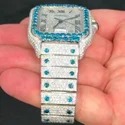 High Quality DEF Lab Moissanite Diamond Watch Colorless Diamond Hip Hop Style Diamond Watch