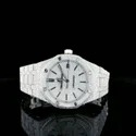 High Quality DEF Lab Moissanite Diamond Watch Colorless Diamond Hip Hop Style Diamond Watch