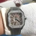 Trending Customized Iced Out Moissanite Watch Stainless Steel Best Quality Diamond Watch for Men