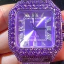 High Quality DEF Lab Moissanite Diamond Watch Colorless Hip Hop Style Watch
