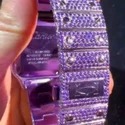High Quality DEF Lab Moissanite Diamond Watch Colorless Hip Hop Style Watch