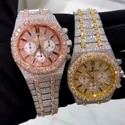 High Quality Iced Out Moissanite Watch for Men VVS Diamonds Best Fashion Jewelry Gift