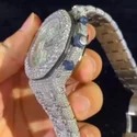 Hip Hop Customized Iced out Moissanite Diamond Watch for Men VVS Diamond Watch Gift