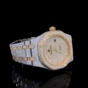ICED OUT MOISSANITE STUDDED WATCH