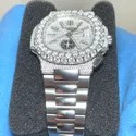 Diamond Watches, Moissanite Studded Iced Out Watch, EF/VVS Diamond, Wrist Watch