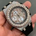 Hip Hop Customized Iced out Diamond Watch for Men VVS Moissanite Diamond Watch