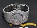 Moissanite Studded Diamond Watch, EF/VVS Diamond, Iced Out Wrist Watch 13