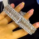 ICED OUT MOISSNITE STUDDED WATCH
