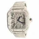Moissanite Studded Iced Out Watch, 41mm Dial, EF/VVS Diamond Watch 9