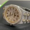 High Quality DEF Lab Moissanite Diamond Watch Colorless Diamond Hip Hop Style Diamond Watch