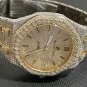 High Quality DEF Lab Moissanite Diamond Watch Colorless Diamond Hip Hop Style Diamond Watch