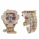 Top Quality Diamond Moissanite Watch on Factory Price DEF Moissanite Diamond Iced Out Watch