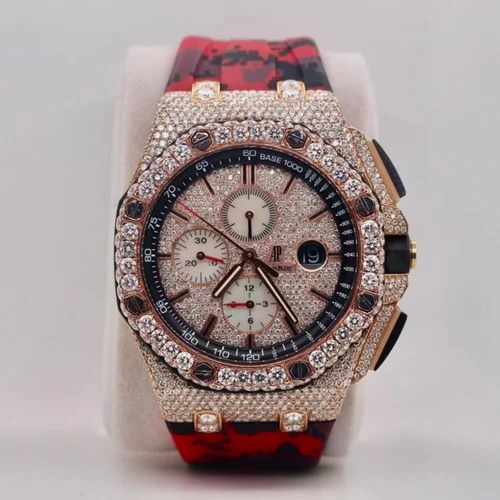 igh Quality Iced Out Moissanite Watch for Men VVS Diamonds Best Fashion Jewelry Gift