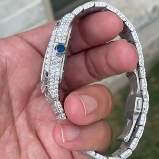 Trending Iced out Moissanite Watch colorless Diamond watch for men Best Quality Wholesale Price