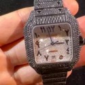 Good Quality Custom Watch for Men Iced out Moissanite Watch Diamond Studded Hip Hop Diamond Jewelry