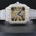 Trending VVS Moissanite Diamond Studded Iced Out Diamond Watch for Men Best Fashion Jewelry Gift