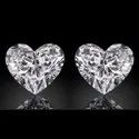 GH VVS Heart Moissanite Diamond