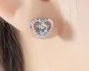 Heart Cut Moissanite Earrings