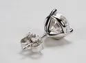 Round Moissanite Studs