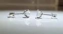 Round Moissanite Studs