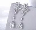 Pear Marquise Moissanite Diamond Long Earrings