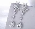 Pear Marquise Moissanite Diamond Long Earrings