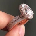 2.35 cts BAGUETTE moissanite Ring White,Yellow,Rose Gold For Engagement Wedding