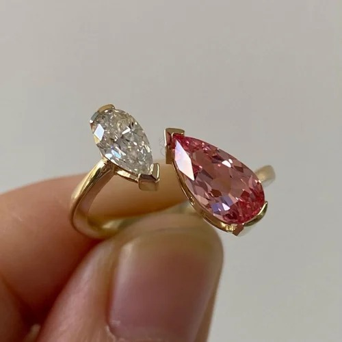 2.20 CT Full White Moissanite Halo Ring With Accents For Engagement Wedding