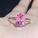 asscher Cut 2.50 CT Full White Moissanite Ring White,Yellow,Rose Gold For Engagement Wedding
