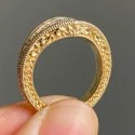 2.35 cts BAGUETTE moissanite Ring White,Yellow,Rose Gold For Engagement Wedding