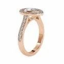 Pear Cut Full White Moissanite White,Yellow,Rose Gold For Engagement Wedding