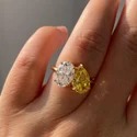 Emerald Cut 4ct Full White Moissanite Ring White,Yellow,Rose Gold For Engagement Wedding