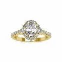 Pear Cut Full White Moissanite White,Yellow,Rose Gold For Engagement Wedding