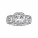 Top Quality DEF Round Cut Full White Moissanite White,Yellow,Rose Gold For Engagement