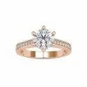 White Yellow Rose Gold Emerald Cut Full White Moissanite Halo Ring With Accents For Engagement