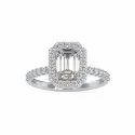 White Yellow Rose Gold Pear Cut Full White Moissanite For Engagement Wedding