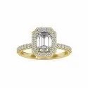 White Yellow Rose Gold Pear Cut Full White Moissanite For Engagement Wedding