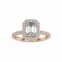 White Yellow Rose Gold Pear Cut Full White Moissanite For Engagement Wedding