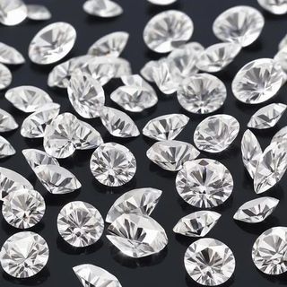 Polished CVD Diamond Star melee E F Color White Loose Purity Excellent Round Brilliant Lab Grown
