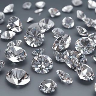 Polished CVD Diamond 2.25 Carat E F Color White Loose Purity Excellent Round Brilliant Cut