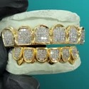 Iced Out 925 Silver VVS Moissanite Teeth Grillz Custom Diamond Tester Approved Grillz