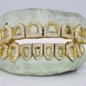 Iced Out 925 Silver VVS Moissanite Teeth Grillz Custom Diamond Tester Approved Grillz