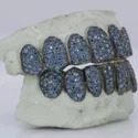 Iced Out 925 Silver VVS Moissanite Teeth Grillz Custom Diamond Tester Approved Grillz