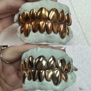 Iced Out 925 Silver VVS Moissanite Teeth Grillz Custom Diamond Tester Approved Grillz