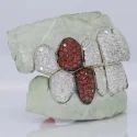 Iced Out 925 Silver VVS Moissanite Teeth Grillz Custom Diamond Tester Approved Grillz