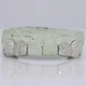 Iced Out 925 Silver VVS Moissanite Teeth Grillz Custom Diamond Tester Approved Grillz
